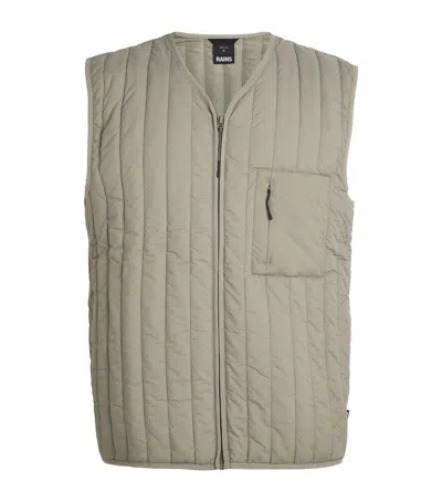 Rains Banja Liner Gilet In Green