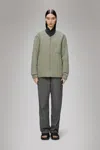 Rains Banja Liner Jacket In Gray