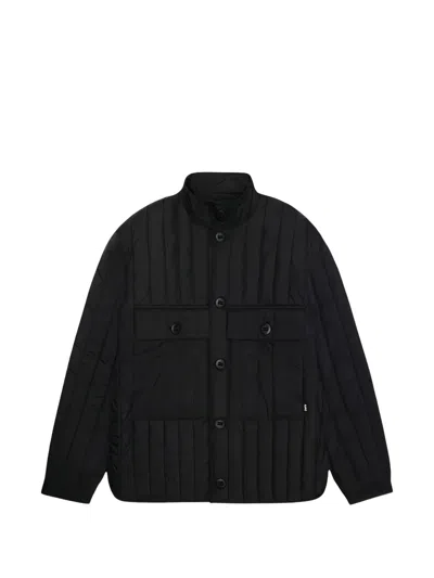 Rains Banja Liner Quilted Jacket In Black