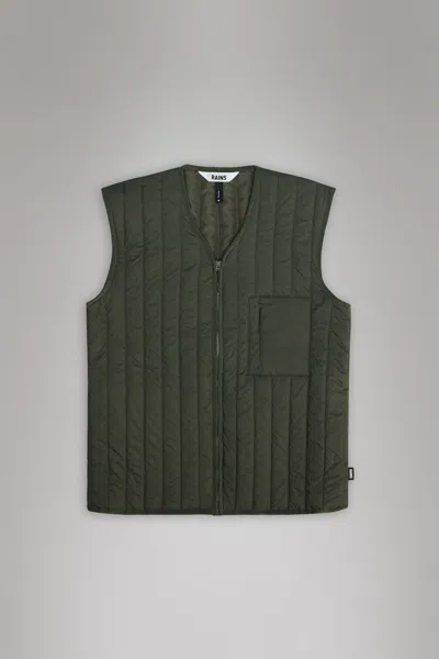 Rains Banja Liner Vest In Green