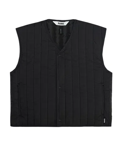 Rains Banja Short Liner Vest In Black