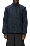 Rains Banja Water Repellent Bomber Liner Jacket In Blue