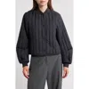 Rains Banja Water Resistant Channel Quilted Bomber Jacket