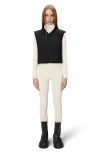 Rains Banja Water Resistant Crop Liner Vest In Black
