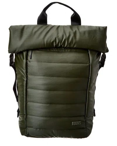 Rains Bator Puffer Backpack In Green