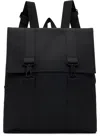 Rains Black Msn Backpack In Black