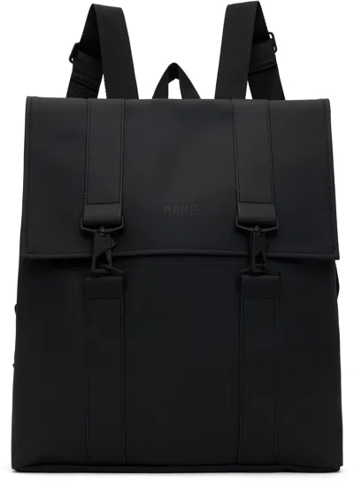 Rains Black Msn Backpack