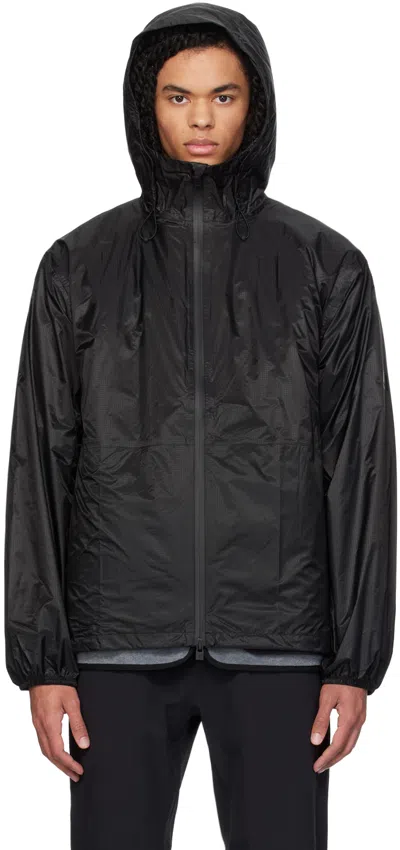 Rains Black Norton Jacket In 01 Black