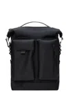 Rains Otaru Pocket Backpack In Black