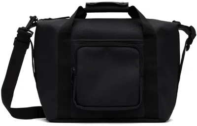 Rains Black Texel Kit Large Duffle Bag In 01 Black