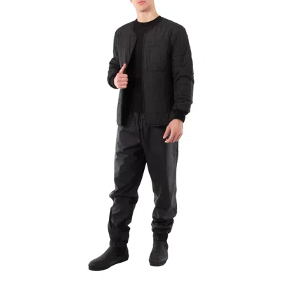 Rains Black Water-repellent Quilted Liner Jacket
