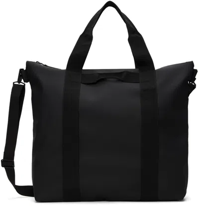 Rains Black Waterproof Tote