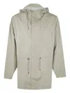 Rains Bold Long Jacket In Neutral