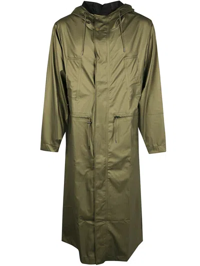 Rains Bold Long Jacket Clothing In Green