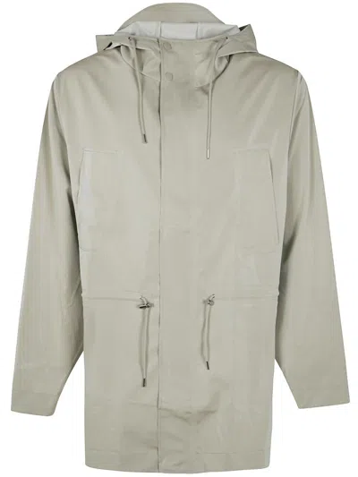 Rains Bold Long Jacket Clothing In White