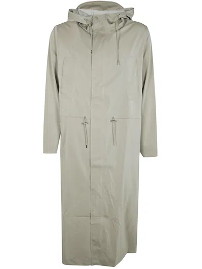 Rains Bold Long Jacket Clothing In White