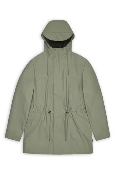 Rains Bold Waterproof Raincoat In Gray