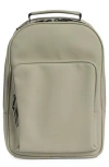 Rains Top-handle Front-pocket Backpack In Gray