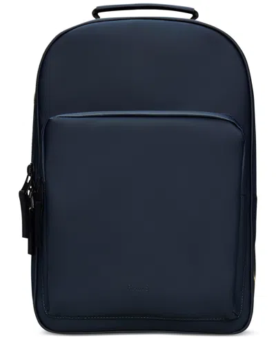 Rains Book Padded Pocket Backpack In White