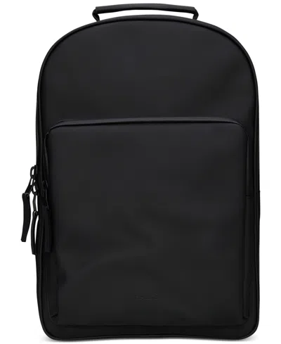 Rains Book Padded Pocket Backpack In White