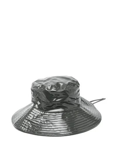 Rains Boonie Rubberised Bucket Hat In Green