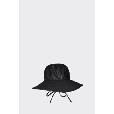 Rains Boonie Hat In Black, Size 2 Medium