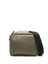 Rains Adjustable Strap Side Pocket Top Handle Travel Bag In Grün