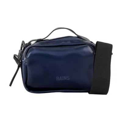 Rains Box Micro W3 Shoulder Bag In Blue