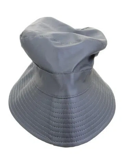 Pre-owned Rains Bucket Hat In Blue