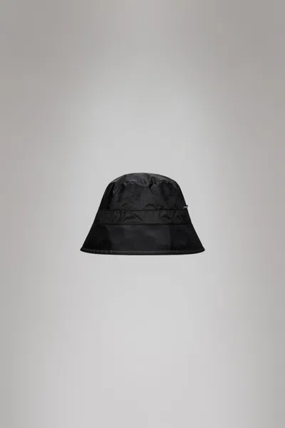 Rains Bucket Hat Ripstop In Black
