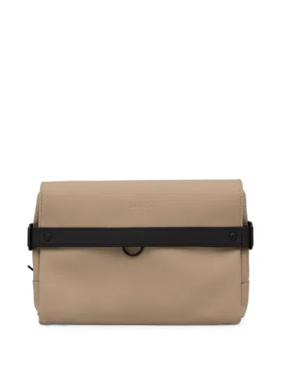 Rains Buckle-fastening Make Up Bag In Red