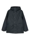 Rains Button-up Coat In Blue