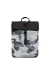 Rains Camouflage-pattern Backpack In Gray