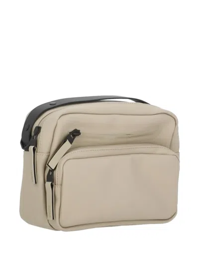 Rains Cargo Box Shoulder Bag In Neutral