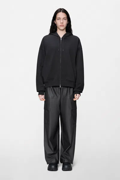 Rains Classic Zip Hoodie Splash 3d In Black