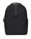 Rains Waterproof Clip Front Backpack In Black