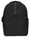 Rains Clip-front Backpack In Black