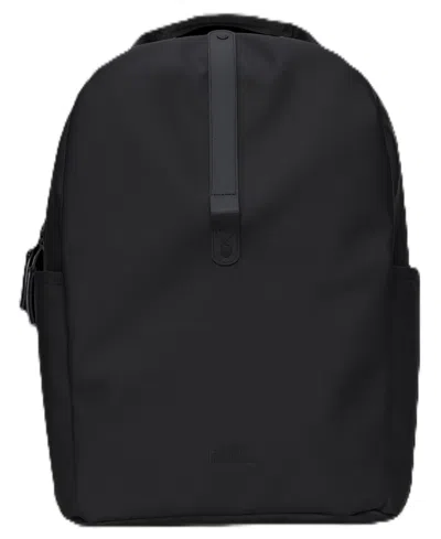 Rains Clip-front Backpack In Black