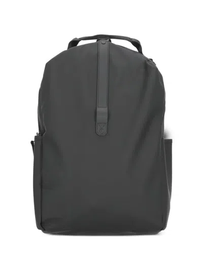 Rains Clip Front Backpack In Black