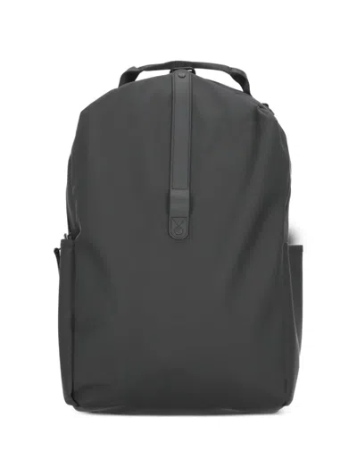 Rains Clip Front Backpack In Black