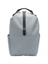 Rains Clip Front Matte Backpack In Black