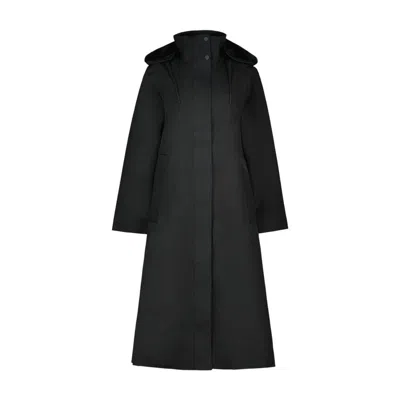 Rains Coat In Black