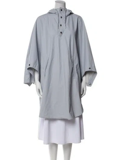 Pre-owned Rains Coat In Blue