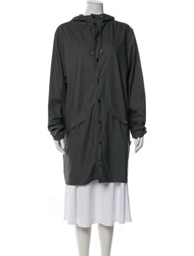 Pre-owned Rains Coat In Green
