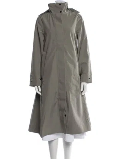 Pre-owned Rains Coat In Green