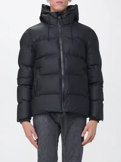 Rains Coat Men Color Black