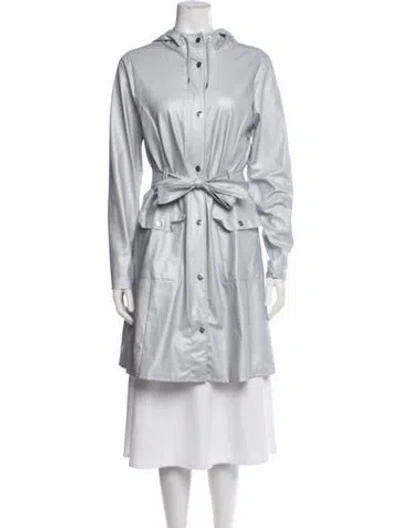 Pre-owned Rains Coat In Multicolor
