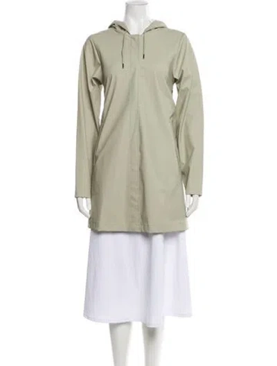 Pre-owned Rains Coat In Neutral