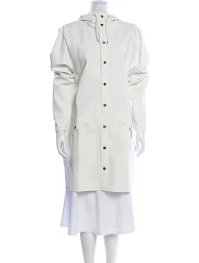 Pre-owned Rains Coat In Neutral