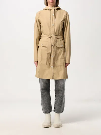RAINS JACKET RAINS WOMAN COLOR BEIGE,411424022